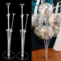 7-Head Table Floating Balloons Party Decorations