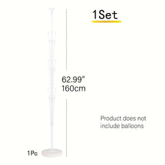 63in Height Adjustable Balloon Column Stand Kit for Parties