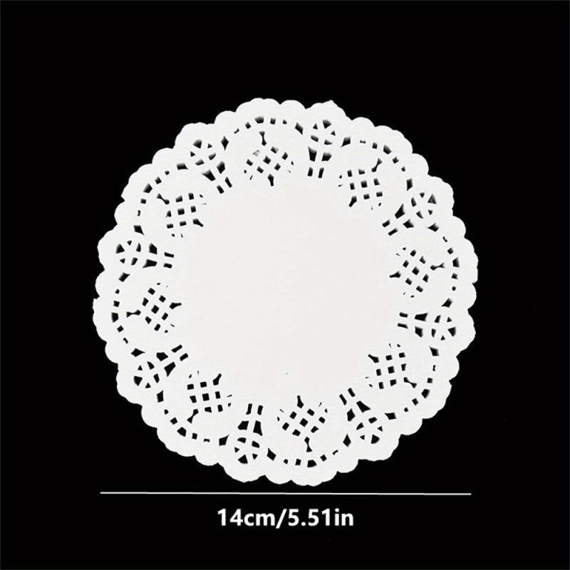 100pcs Lace Paper Doilies for Wedding Party Favors DIY Decor