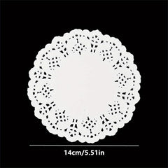 100pcs Lace Paper Doilies for Wedding Party Favors DIY Decor