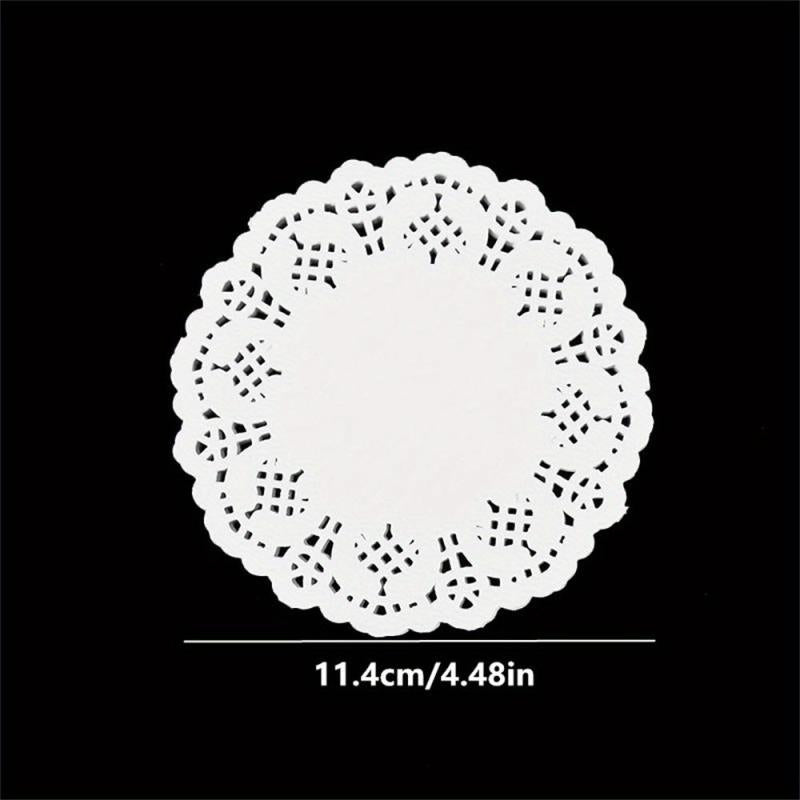 100pcs Lace Paper Doilies for Wedding Party Favors DIY Decor
