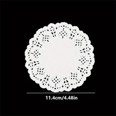 100pcs Lace Paper Doilies for Wedding Party Favors DIY Decor