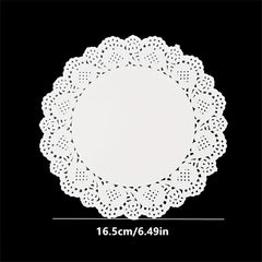 100pcs Lace Paper Doilies for Wedding Party Favors DIY Decor