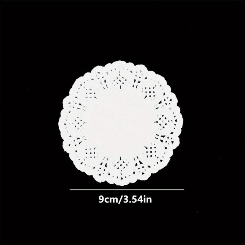 100pcs Lace Paper Doilies for Wedding Party Favors DIY Decor