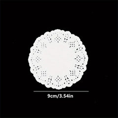 100pcs Lace Paper Doilies for Wedding Party Favors DIY Decor
