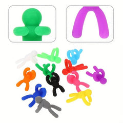 12pcs Reusable Wine Glass Markers for Parties and Bars