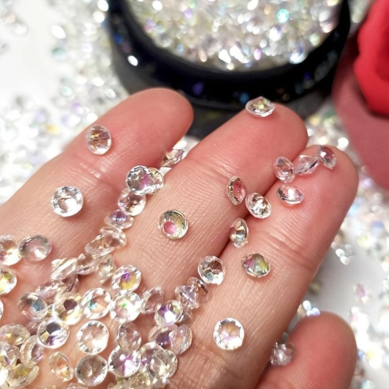 2000pcs Glass Crystal Beads Party Decor Mother's Gift Supplies