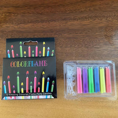 Colorful Flame Birthday Candles Happy Birthday Candles