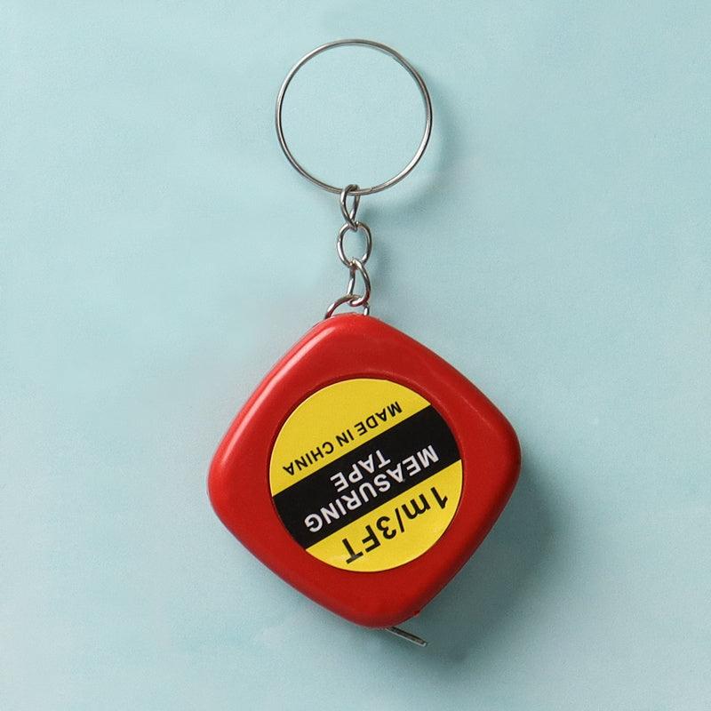 1pc Retractable Soft Ruler Tape Measure Keychain Mini Portable Sewing Tailor Clo