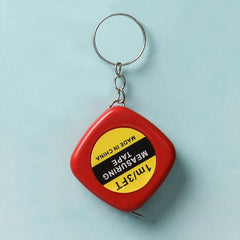 1pc Retractable Soft Ruler Tape Measure Keychain Mini Portable Sewing Tailor Clo