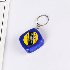 1pc Retractable Soft Ruler Tape Measure Keychain Mini Portable Sewing Tailor Clo