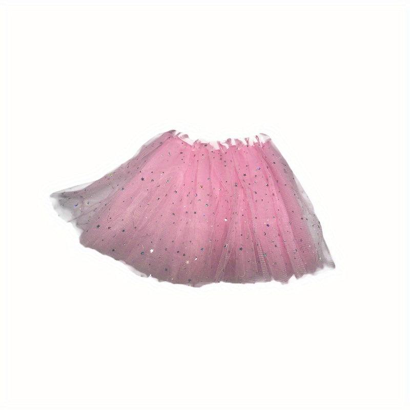 LED Light Flower Princess Tutu Skirt Fairy Costume For Girl