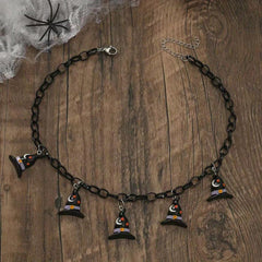 Halloween Pumpkin Monster Ghost Bat Necklace Party Jewelry