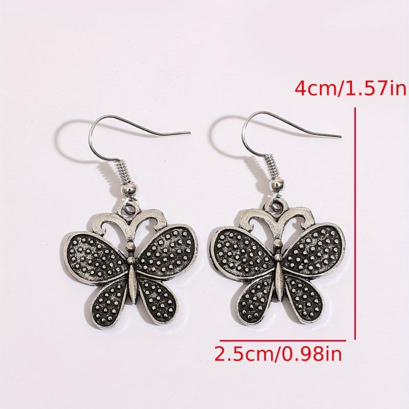 Butterfly Hallowed Out Dangle Earrings Boho Style Gift