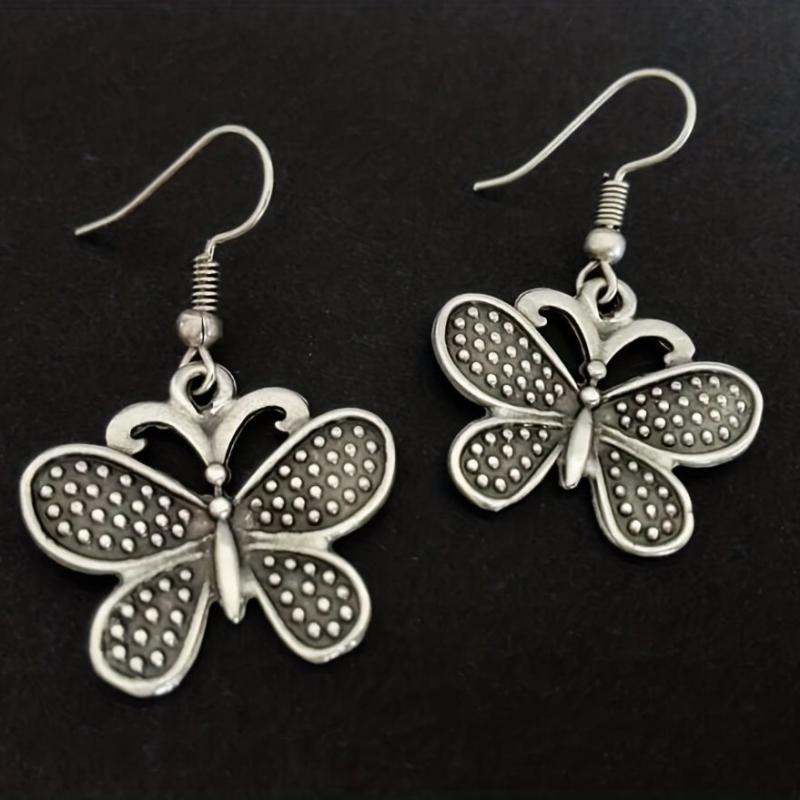 Butterfly Hallowed Out Dangle Earrings Boho Style Gift