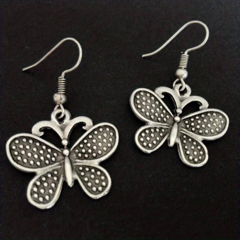 Butterfly Hallowed Out Dangle Earrings Boho Style Gift
