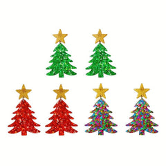 Bohemian Style Christmas Tree Dangle Earrings
