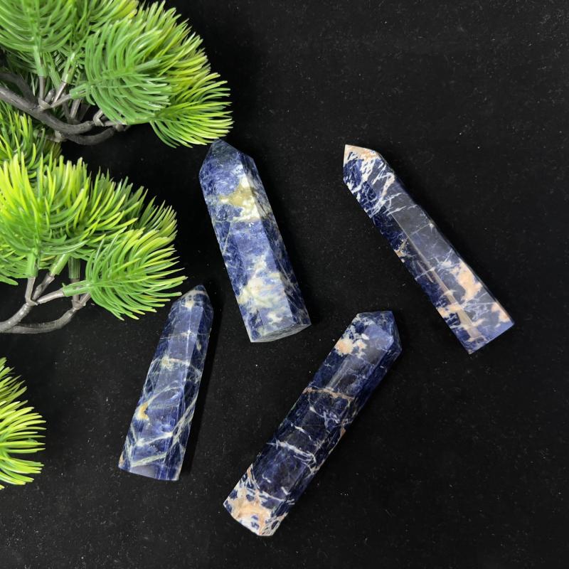 Natural Agate Energy Column Seven Chakra Jewelry Decoration