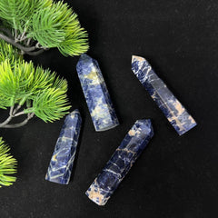 Natural Agate Energy Column Seven Chakra Jewelry Decoration