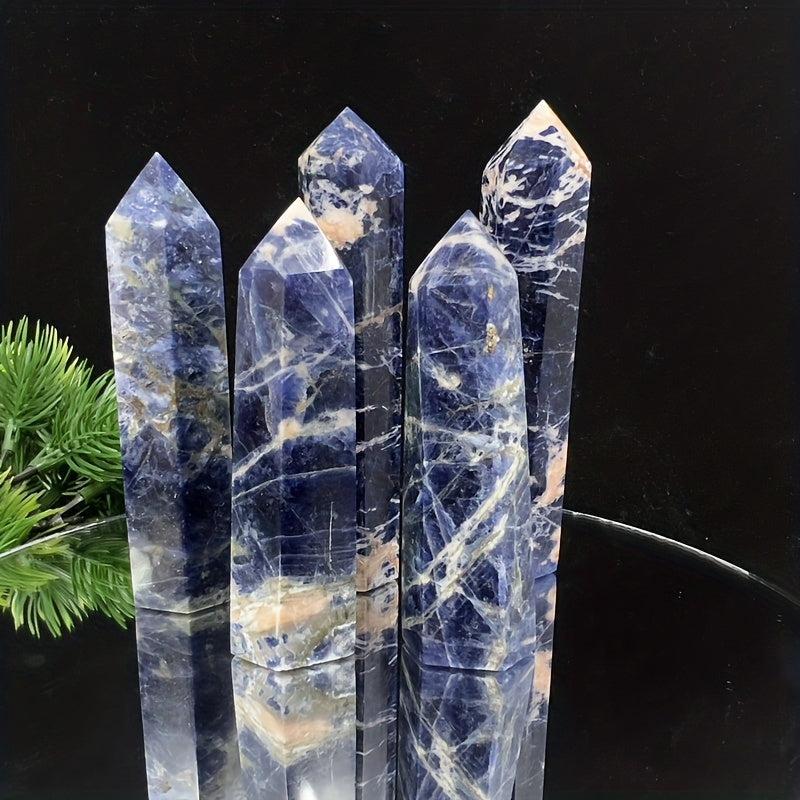 Natural Agate Energy Column Seven Chakra Jewelry Decoration