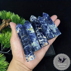 Natural Agate Energy Column Seven Chakra Jewelry Decoration