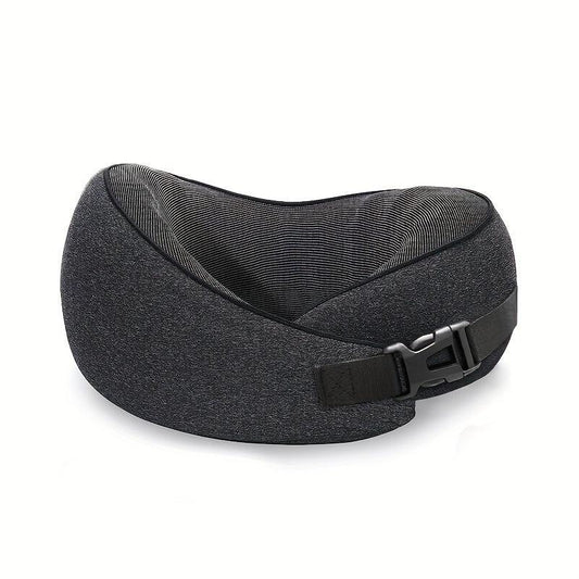 Travel Pillow Memory Foam Neck Pillow Comfortable & Breathable Cover