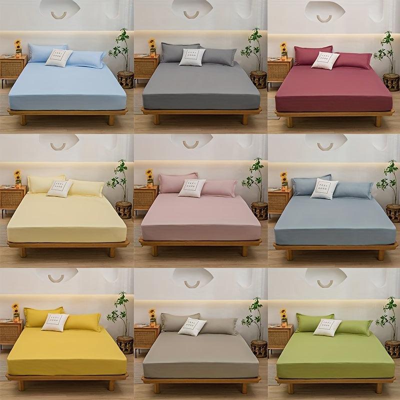 Soft Cotton Fitted Sheet Deep Pocket Bedding