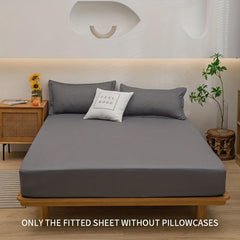 Soft Cotton Fitted Sheet Deep Pocket Bedding