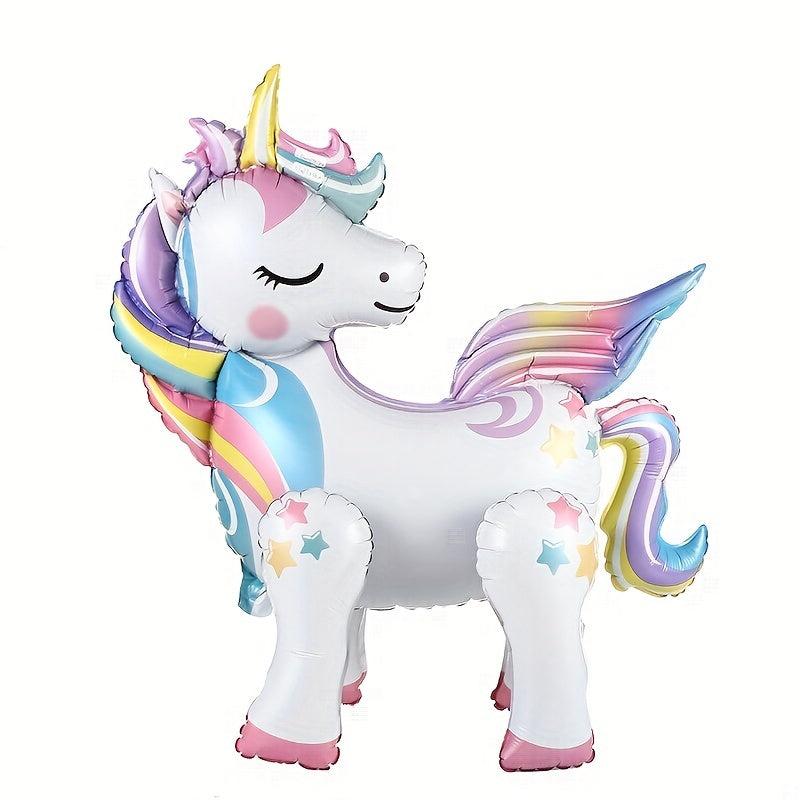 Unicorn and Horse Balloon Assembly Kit DIY Party Layout