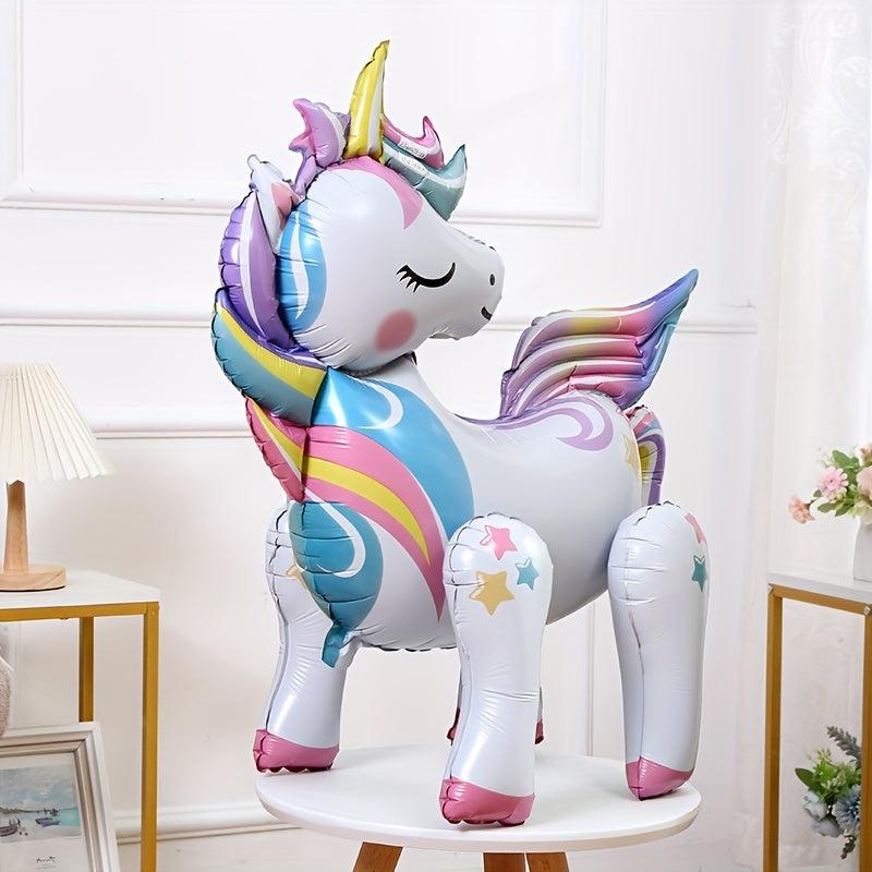 Unicorn and Horse Balloon Assembly Kit DIY Party Layout