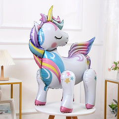 Unicorn and Horse Balloon Assembly Kit DIY Party Layout