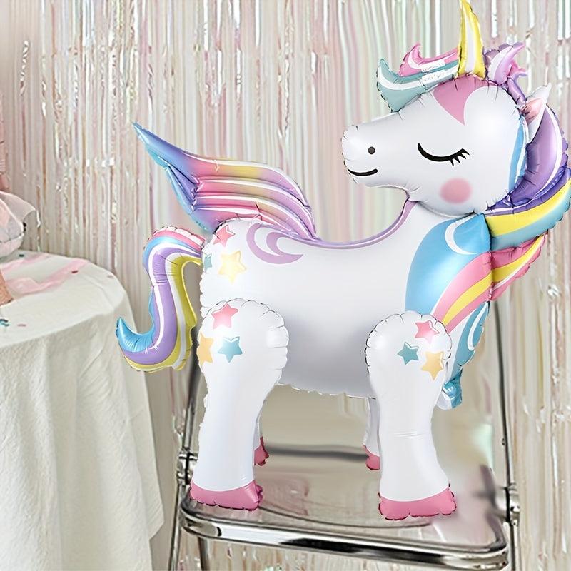 Unicorn and Horse Balloon Assembly Kit DIY Party Layout