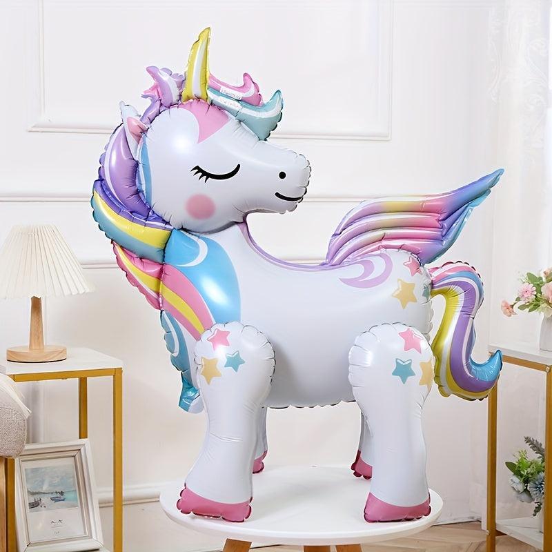 Unicorn and Horse Balloon Assembly Kit DIY Party Layout