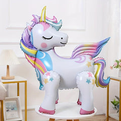 Unicorn and Horse Balloon Assembly Kit DIY Party Layout