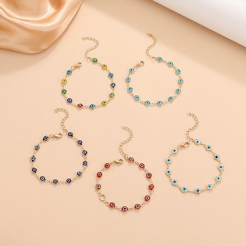 Personalized Women's Hand Jewelry Turkey Devil's Eye Bracelet