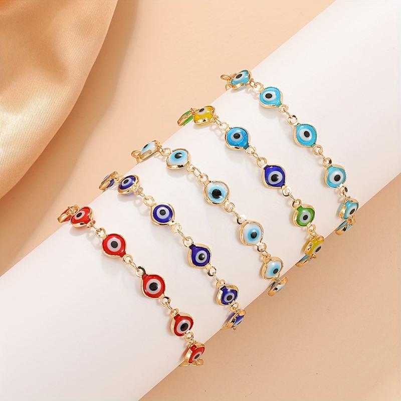Personalized Women's Hand Jewelry Turkey Devil's Eye Bracelet