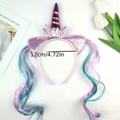 Sparkling Unicorn Headband for Birthday Parties and Festivals