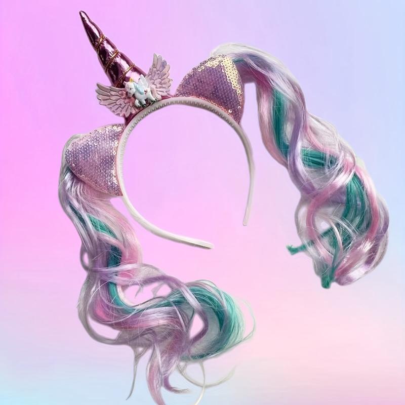 Sparkling Unicorn Headband for Birthday Parties and Festivals