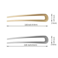 Metal Vintage U Shaped Hair Pins Hair Sticks Chignon Hair Accessories