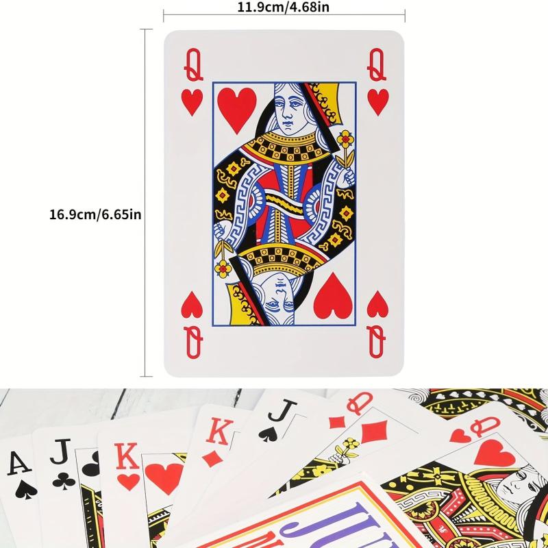 Jumbo Playing Cards - 4x Bigger - Wedding Anniversary Party Sup
