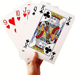 Jumbo Playing Cards - 4x Bigger - Wedding Anniversary Party Sup