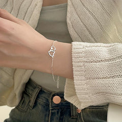 Peach Heart Bracelet Jewelry Pack Love Bracelet Ins Style