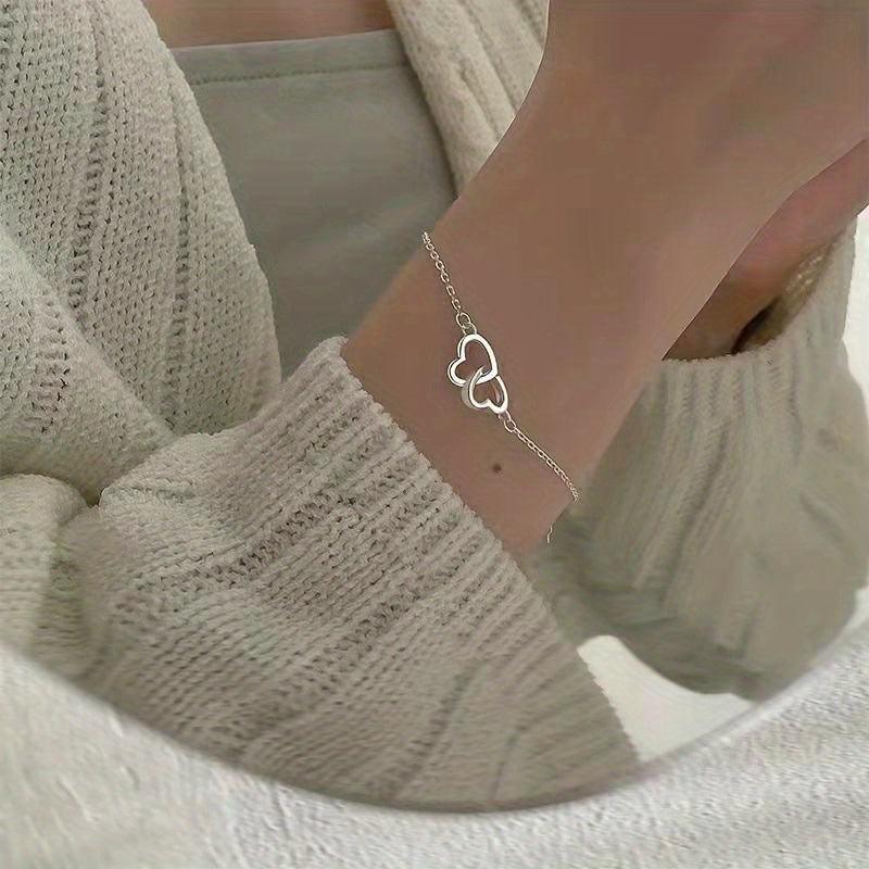 Peach Heart Bracelet Jewelry Pack Love Bracelet Ins Style