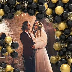 Garland Arch Kit Golden Confetti Graduation Party Decoration