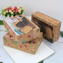 Christmas Gingerbread Box Christmas Supplies Packaging Box