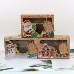 Christmas Gingerbread Box Christmas Supplies Packaging Box