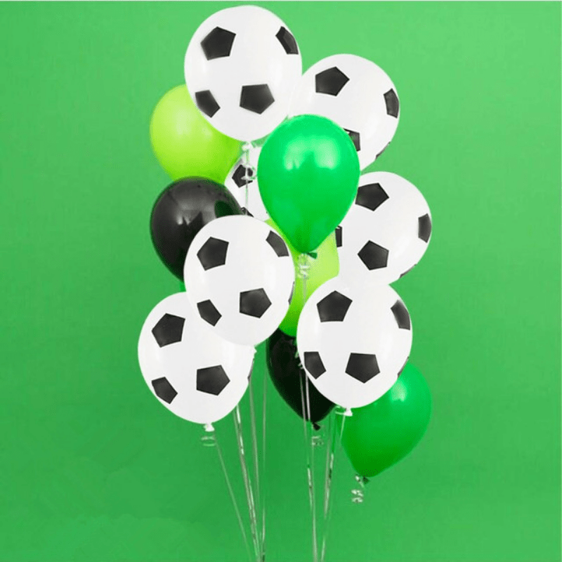 12 13pcs Pack Football Latex Balloons 30 Party Decoration Balloon Set