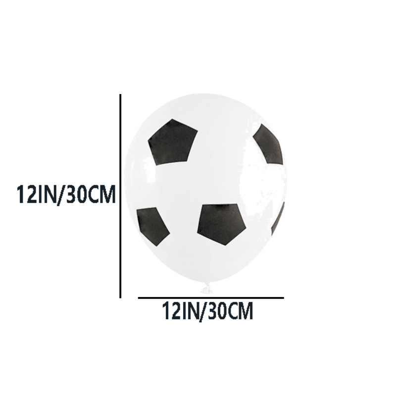 12 13pcs Pack Football Latex Balloons 30 Party Decoration Balloon Set
