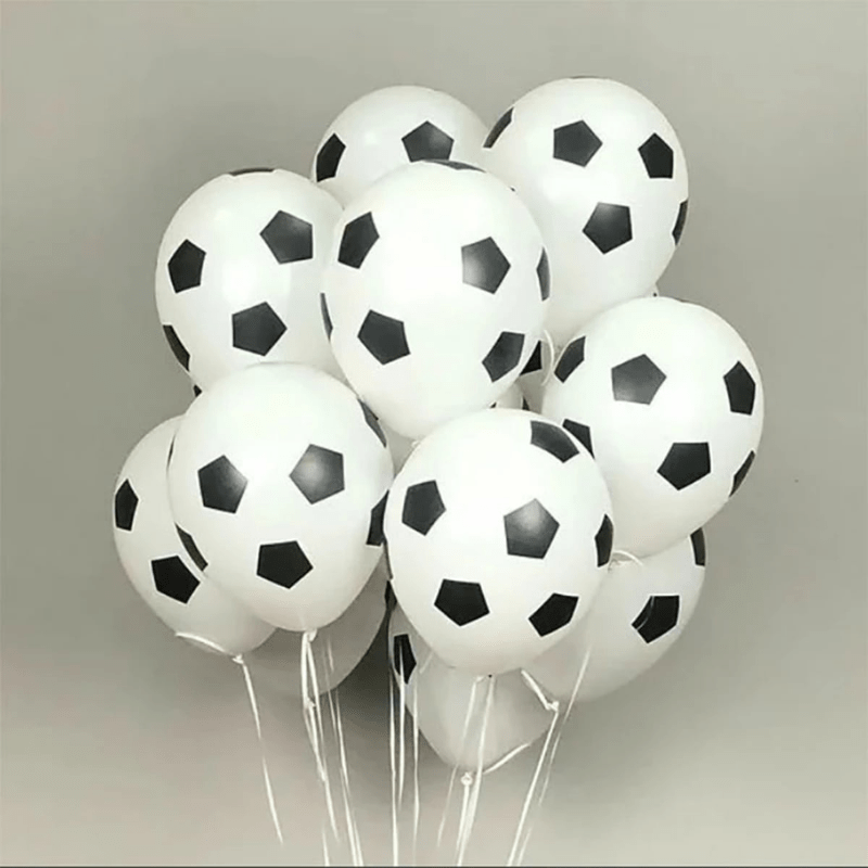 12 13pcs Pack Football Latex Balloons 30 Party Decoration Balloon Set
