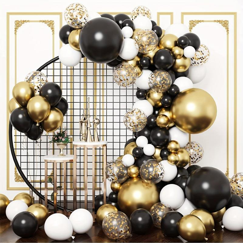132pcs Confetti Latex Balloon Arch Garland Party Decorations